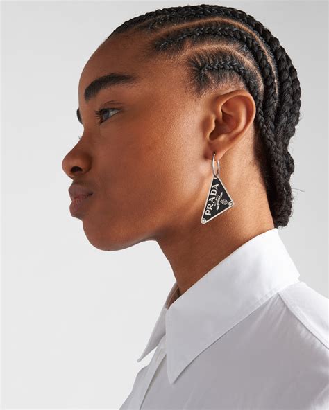 boucle d'oreille Prada Symbole 